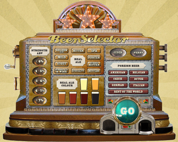 Screenshot of the Magical Beer Selector